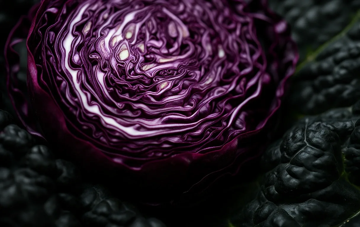 Textura botánica oscura